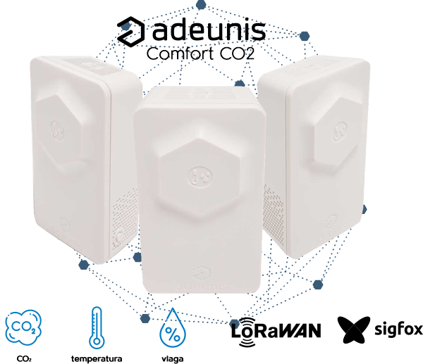 Adeunis Comfort CO2 - Senzor CO2 ogljikovega dioksida