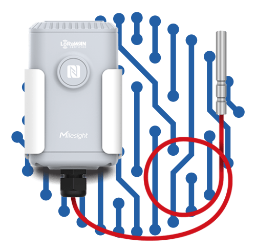 Milesight EM300 – LoRaWAN senzor temperature in vlage