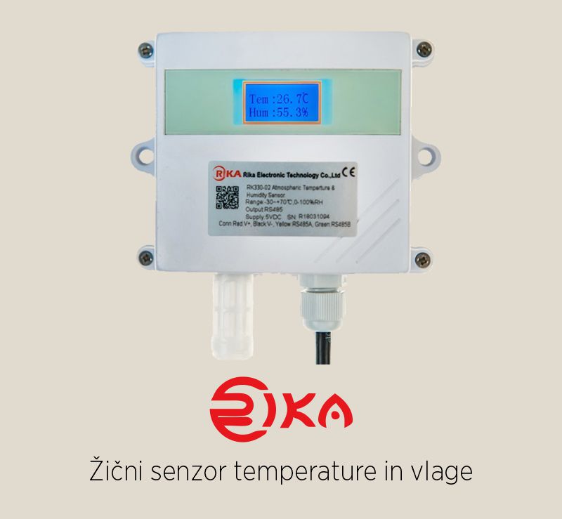Rika RK330-02 Žični senzor temperature in vlage