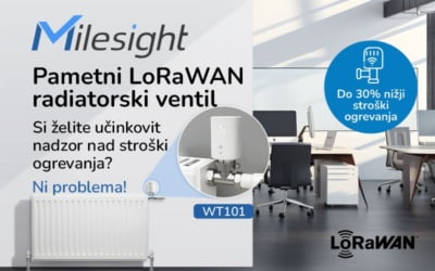 Pametni LoRaWAN radiatorski ventil