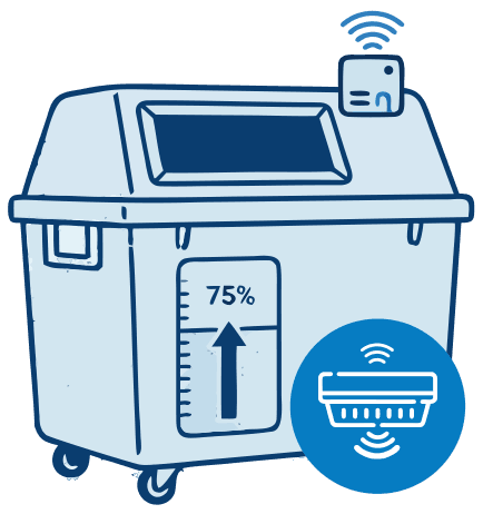 Ultrazvočne meritve nivojev v kontejnerjih