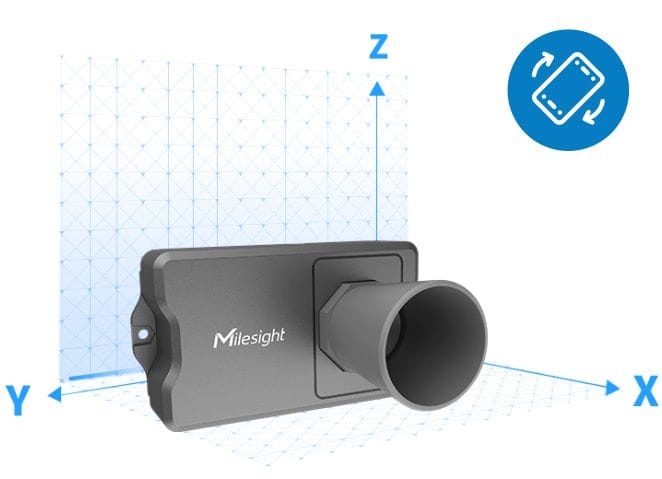 Vgrajen senzor premikanja za zaznavanje prevrnitve