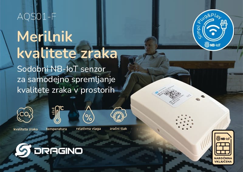 Merilnik kvalitete zraka Dragino