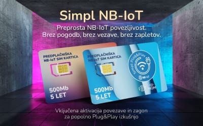 Predplačniški NB-IoT SIM paket