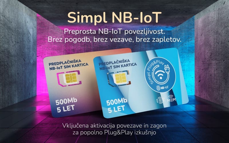 Simpl NB-IoT predplačniška SIM kartica