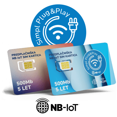Simpl NB-IoT predplačniški SIM paket