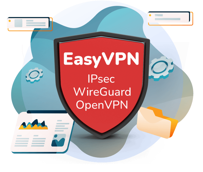 Napredna podpora za varne VPN povezave Napredna podpora za VPN
