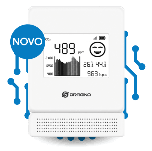 Dragino CO2-FE Dragino CO2-FE - NB-IoT CO2 merilec kvalitete zraka